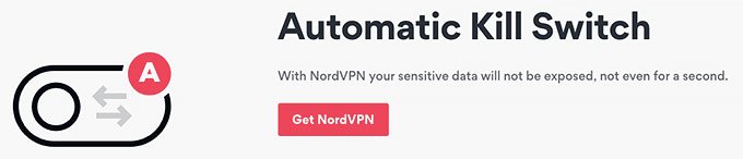 NordVPN review: kill switch.