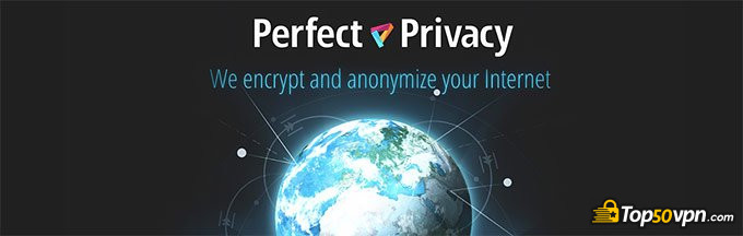 Perfect Privacy VPN review: front page.