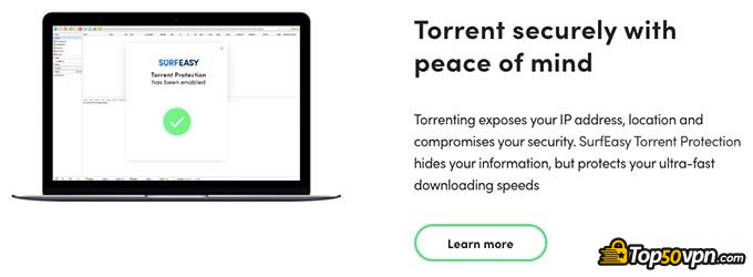 SurfEasy VPN review: torrenting allowed.