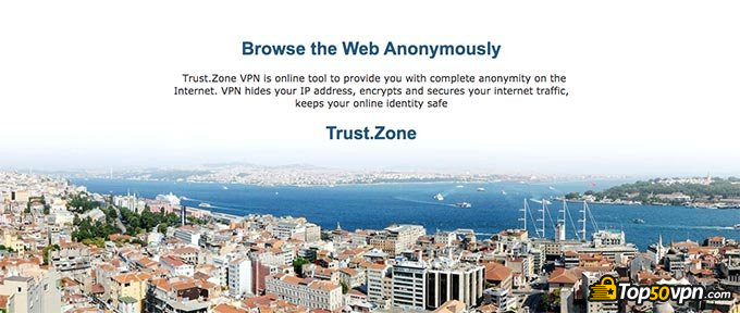 Trust Zone VPN review: anonymous web browsing.